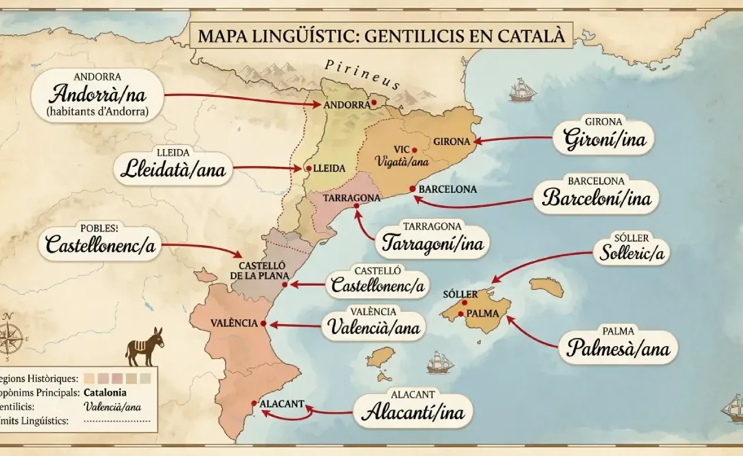 Gentilicis. Connexió entre la llengua i la cultura
